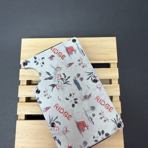 (SOLD) RIDGE WALLET | ALOHA BUNDLE w/Cash Strap and Cash Clip - Picture 5 of 10